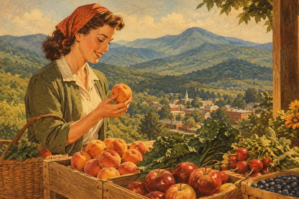 How to Sample Mountain Produce in West Jefferson